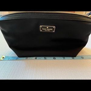 Kate Spade Black Nylon Cosmetic Pouch